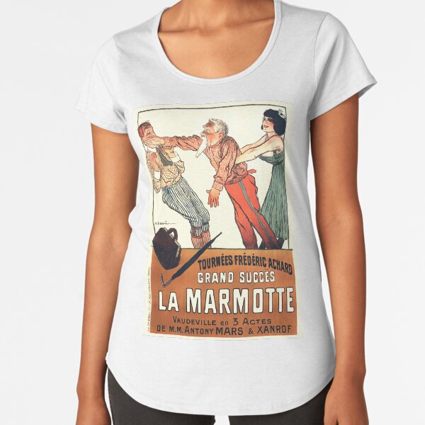 T store shirt marmotte