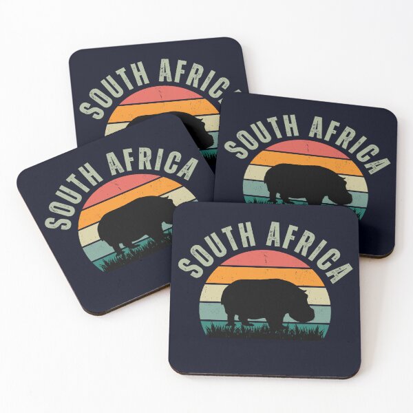 Artikelvorschau, Vintage afrikanische Flusspferde in Südafrika, Nilpferd-Safari entworfen und verkauft von madtoyman.