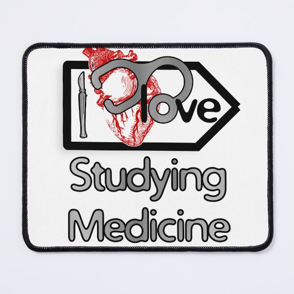Item preview, 'I Love Studying Medicine' Cardiology Design - Composition for T-shirts, mugs, phone cases and other accessories designed and sold by Ridiculam Toga.