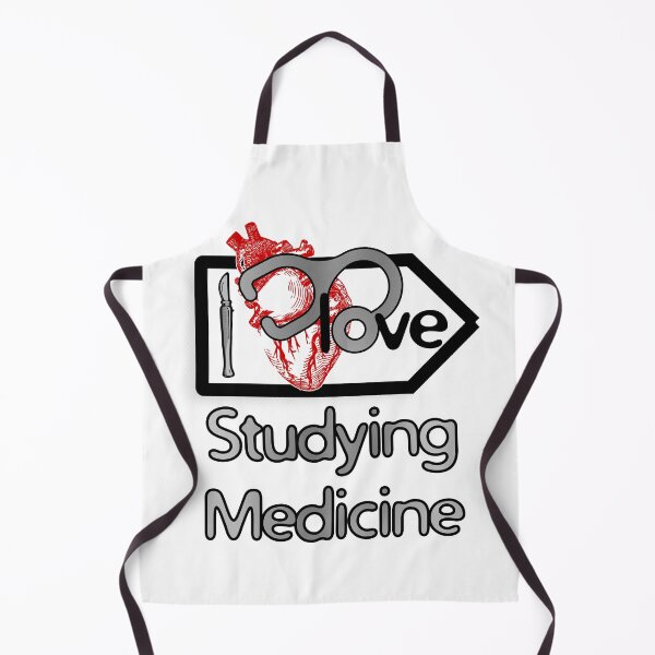 Item preview, 'I Love Studying Medicine' Cardiology Design - Composition for T-shirts, mugs, phone cases and other accessories designed and sold by Ridiculam Toga.