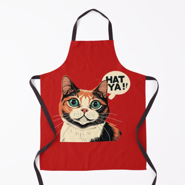 Aperçu de l'œuvre Cat say hey créée et vendue par Taous ⭐⭐⭐⭐⭐.