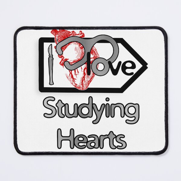 Item preview, 'I Love Studying Hearts' Cardiology Design - Composition for T-shirts, mugs, phone cases and other accessories designed and sold by Ridiculam Toga.