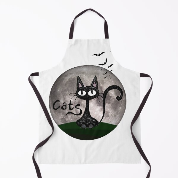 Item preview, Black cat moon Hand-drawn by Marcus designed and sold by Allshorts.