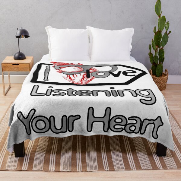 Item preview, 'I Love Listening Your Heart' Cardiology Design - Composition for T-shirts, mugs, phone cases and other accessories designed and sold by Ridiculam Toga.