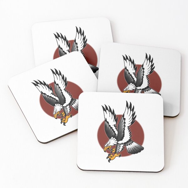 Item preview, old school traditional eagle designed and sold by infracuortattoo.