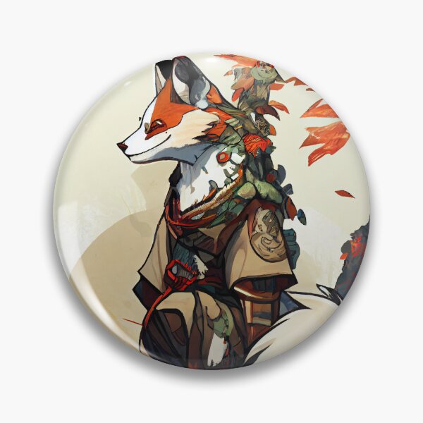 Artikelvorschau, Mystische japanische Rotfuchs-Grafik entworfen und verkauft von The-Dark-Art.