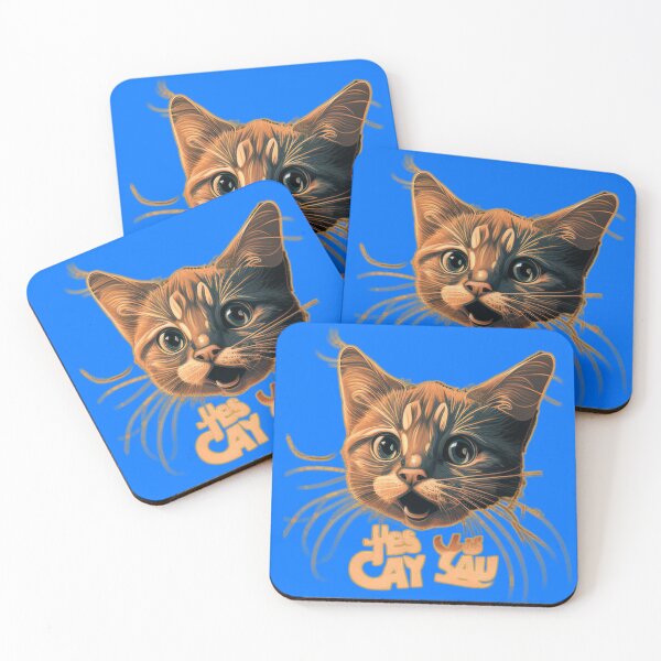 Item preview, Cat say hey designed and sold by Taous ⭐⭐⭐⭐⭐.