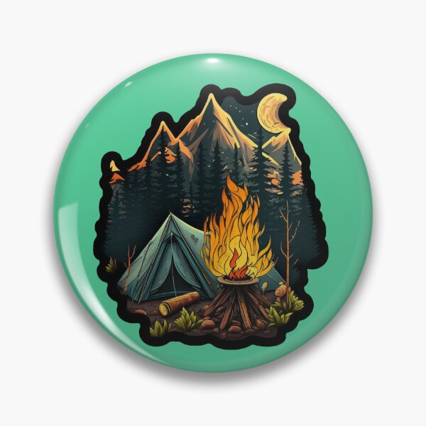 Artikelvorschau, Camping, Lagerfeuer, Lagerzelt, Campingliebhaber entworfen und verkauft von pixeldizajn.