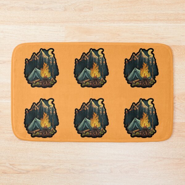 Item preview, Camping, camp fire, camp tent, camping lover designed and sold by pixeldizajn.