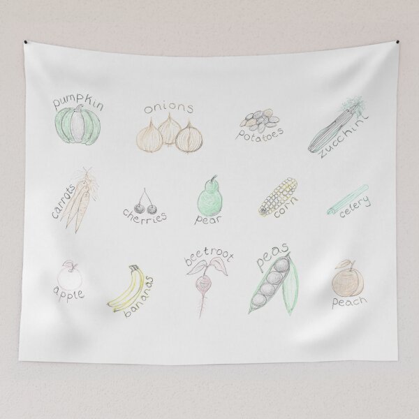 Item preview, Fruit and Veg collection 1 in colour designed and sold by Acetry99.