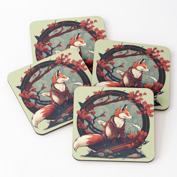 Item preview, Mystical Japanese Red Fox Artwork designed and sold by The-Dark-Art.