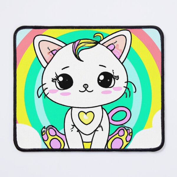 Item preview, Rainbow kitty designed and sold by Lolly's Lane Shoppe.