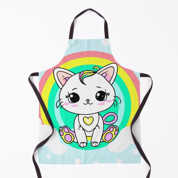 Aperçu de l'œuvre Chat arc-en-ciel créée et vendue par Lolly's Lane Shoppe.