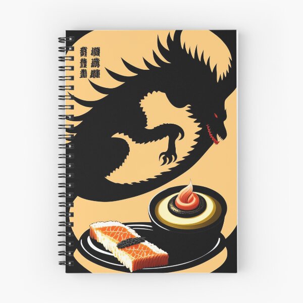 Item preview, The Black Sushi Dragon-The Black Sushi Dragon designed and sold by khajji 18.