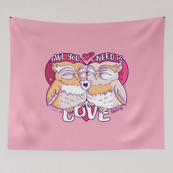 Item preview, Owl you need is love pun designed and sold by SPIRIMAL.
