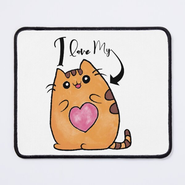 Item preview, ILove my fat cat Hand-drawn by Marcus  designed and sold by Allshorts.