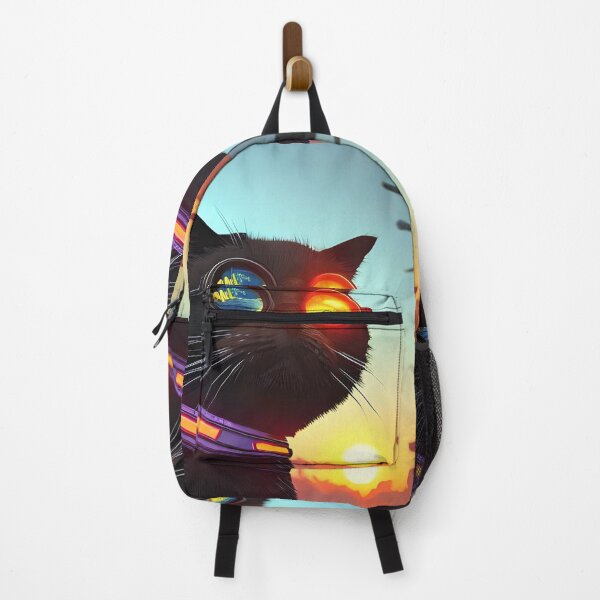 Item preview, Cat Watching Sunset Scene designed and sold by roleshop.