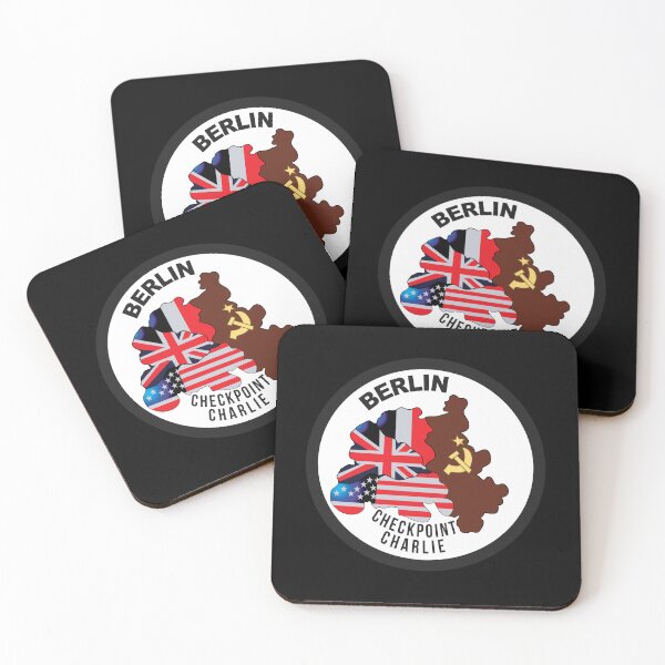 Item preview, Berlin - Checkpoint Charlie - Round - Bright X 300 designed and sold by Military Insignia Products.
