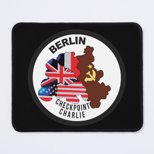 Item preview, Berlin - Checkpoint Charlie - Round - Bright X 300 designed and sold by Military Insignia Products.