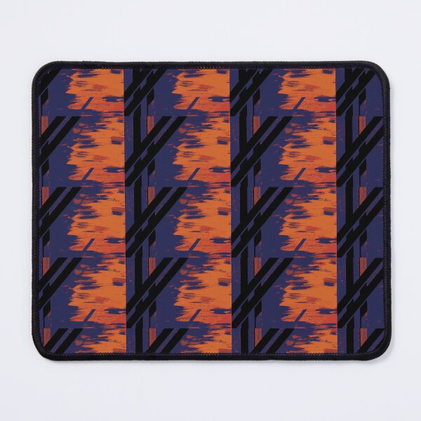 Item preview,  Bamboo grove in Burnt Orange and Midnight Blue designed and sold by BlackArtichoke.
