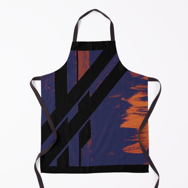 Item preview,  Bamboo grove in Burnt Orange and Midnight Blue designed and sold by BlackArtichoke.