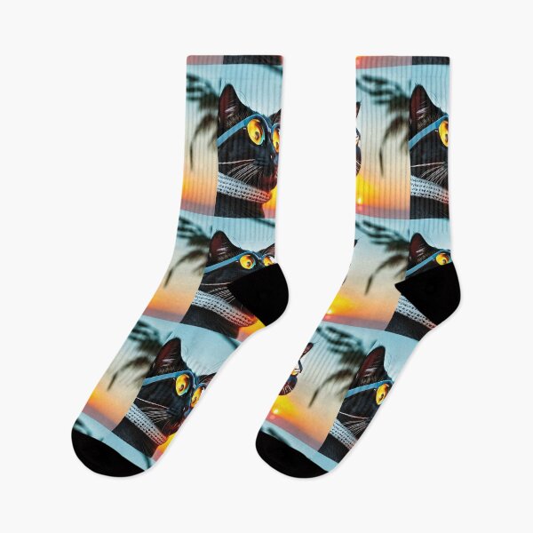 Item preview, Cat Watching Sunset Scene designed and sold by roleshop.