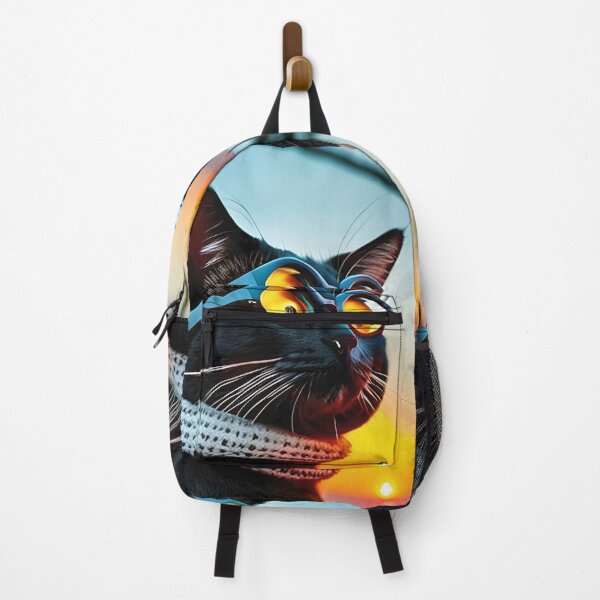 Item preview, Cat Watching Sunset Scene designed and sold by roleshop.