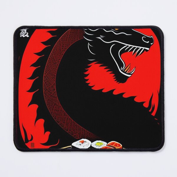 Item preview, The Black Sushi Dragon-The Black Sushi Dragon designed and sold by khajji 18.