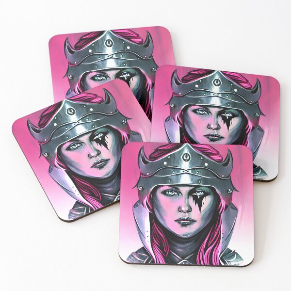 Item preview, Fierce in Pink - Beauty Pink Warrior designed and sold by shypixels.