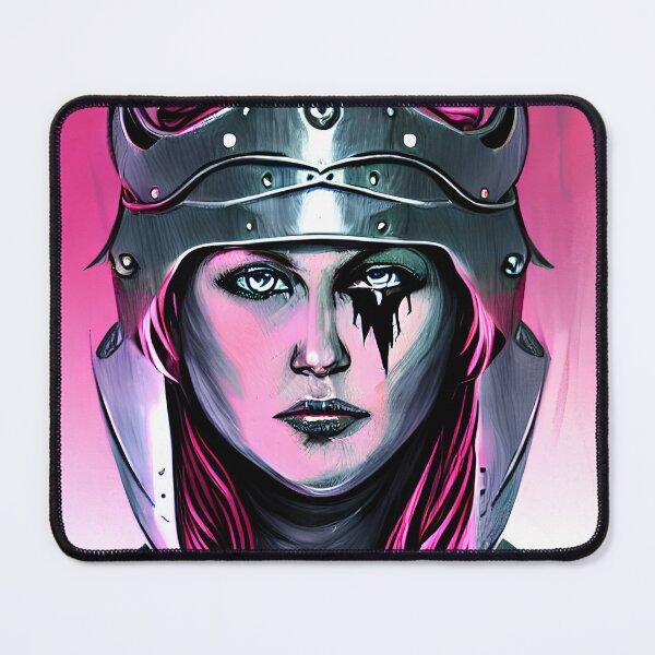 Item preview, Fierce in Pink - Beauty Pink Warrior designed and sold by shypixels.
