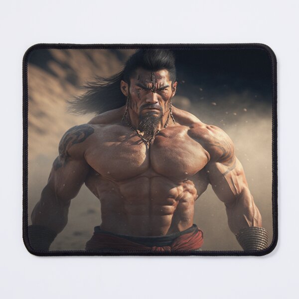 Item preview, Proud muscular Korean warrior designed and sold by steveykh.