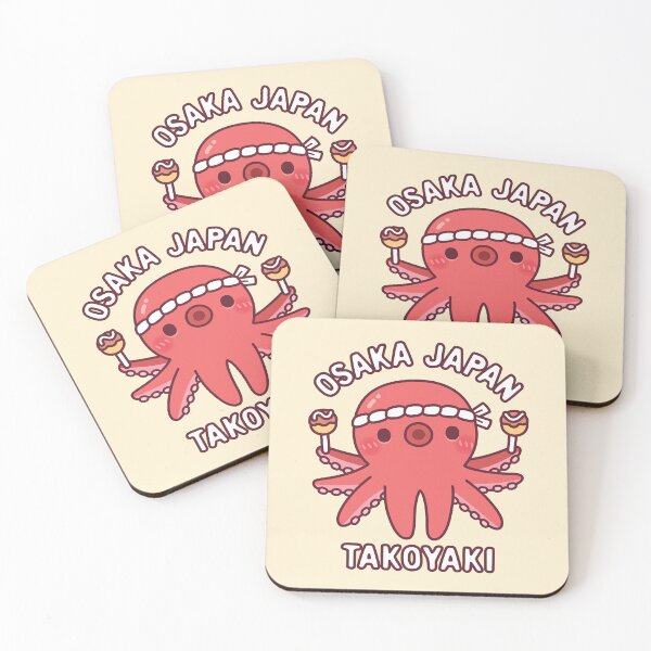 Item preview, Cute Octopus Osaka Japan Takoyaki Food designed and sold by rustydoodle.
