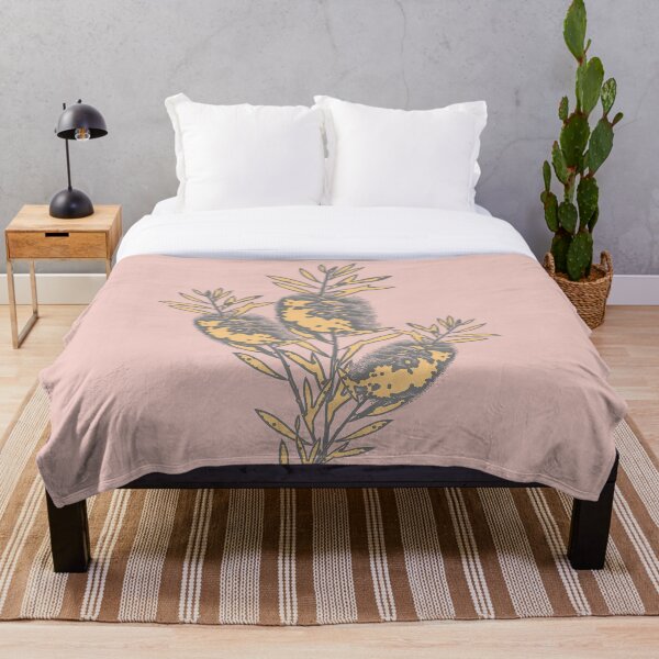Item preview, Yellow and Pink Banksia Graphic Design designed and sold by GetOutThereCrft.