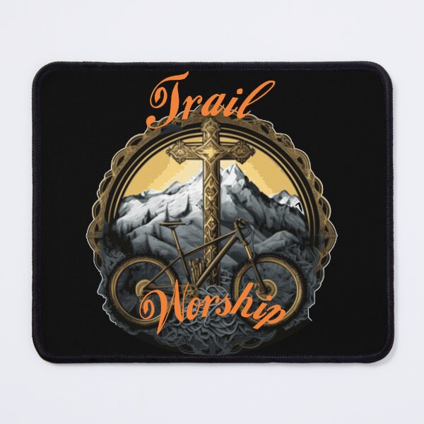 Item preview, Trail Worship - Mountain Biking MTB lovers, explore and adventure designed and sold by MTBSkaterLoversTees.