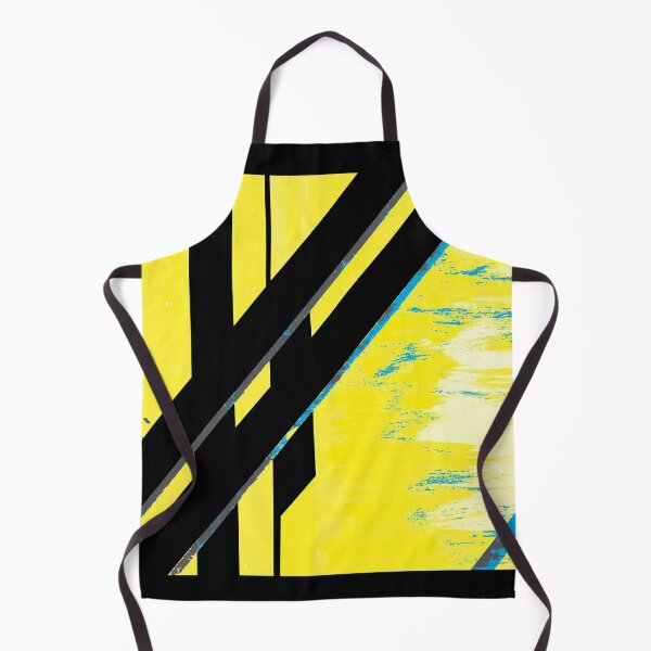Item preview,  Bamboo grove in Neon Blue and Canary Yellow designed and sold by BlackArtichoke.