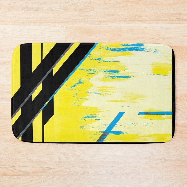 Item preview,  Bamboo grove in Neon Blue and Canary Yellow designed and sold by BlackArtichoke.