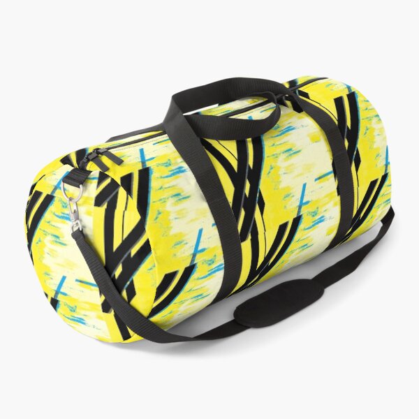 Item preview,  Bamboo grove in Neon Blue and Canary Yellow designed and sold by BlackArtichoke.