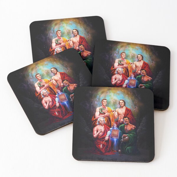 Knowledge is Power Coasters (Set of 4)