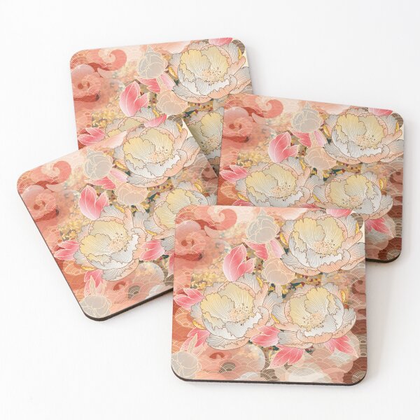Item preview, traditional classical auspicious cloud peony  designed and sold by UnaWu533.