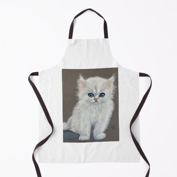 Item preview, white ruffled kitten pastels designed and sold by ROXANEDS.