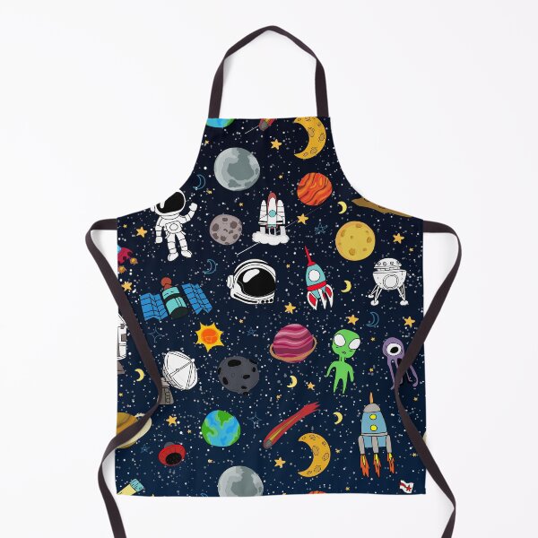 Item preview, Black Design, Space doodles , space pattern designed and sold by ByNiran.