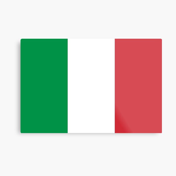 Italian flag Metal Print