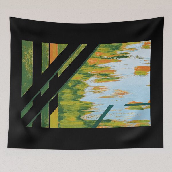 Item preview,   Bamboo grove in Shades of autumn and Pastel Blue designed and sold by BlackArtichoke.