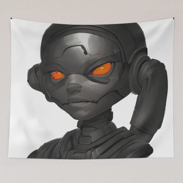 Item preview,  Futuristic with Robot Girl Art - The Ultimate Sci-Fi designed and sold by shypixels.