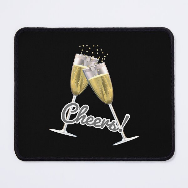 Item preview, Cheers! Wine Flutes with Bubbly  designed and sold by ArtByLM.