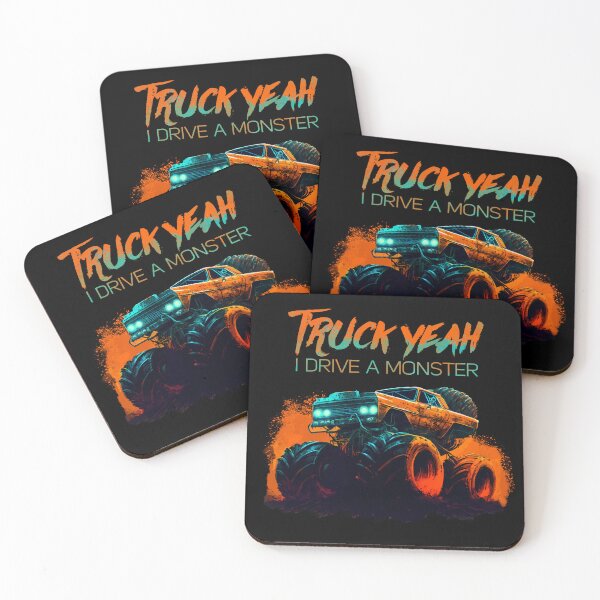 Item preview, Truck Yeah, I Drive a Monster - Monster Truck Lover Gift designed and sold by cuisineducool.