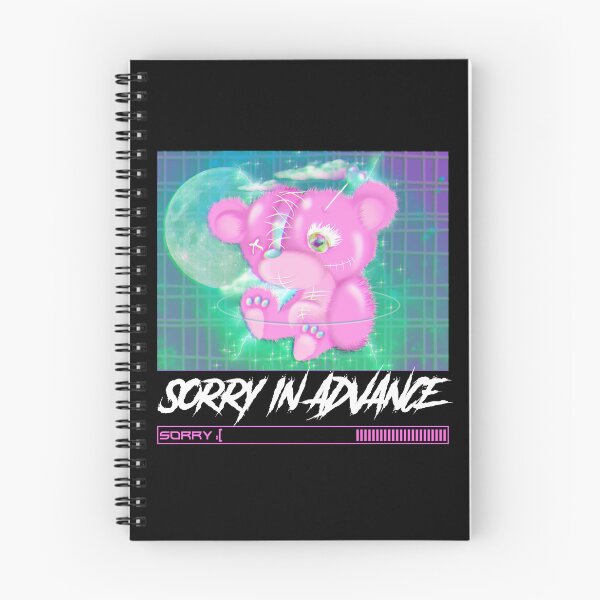 Item preview, 'Just sorry in advance' Pink Bear T-Shirt & Sticker designed and sold by Rodayna Elnaggar.