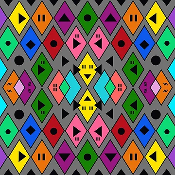 Artwork thumbnail, Colorful pattern by Inaroda