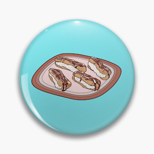 Item preview, Chocolate eclair cartoon illustration designed and sold by Misscartoon.