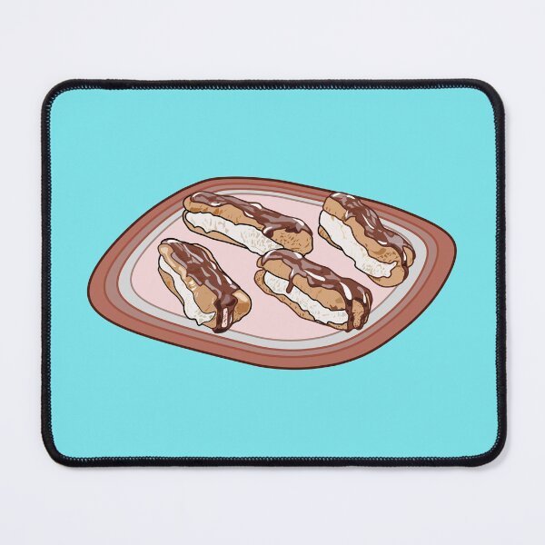 Item preview, Chocolate eclair cartoon illustration designed and sold by Misscartoon.